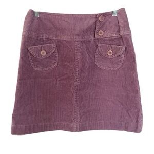 Weekend Max Mara Corduroy Button-Front Skirt